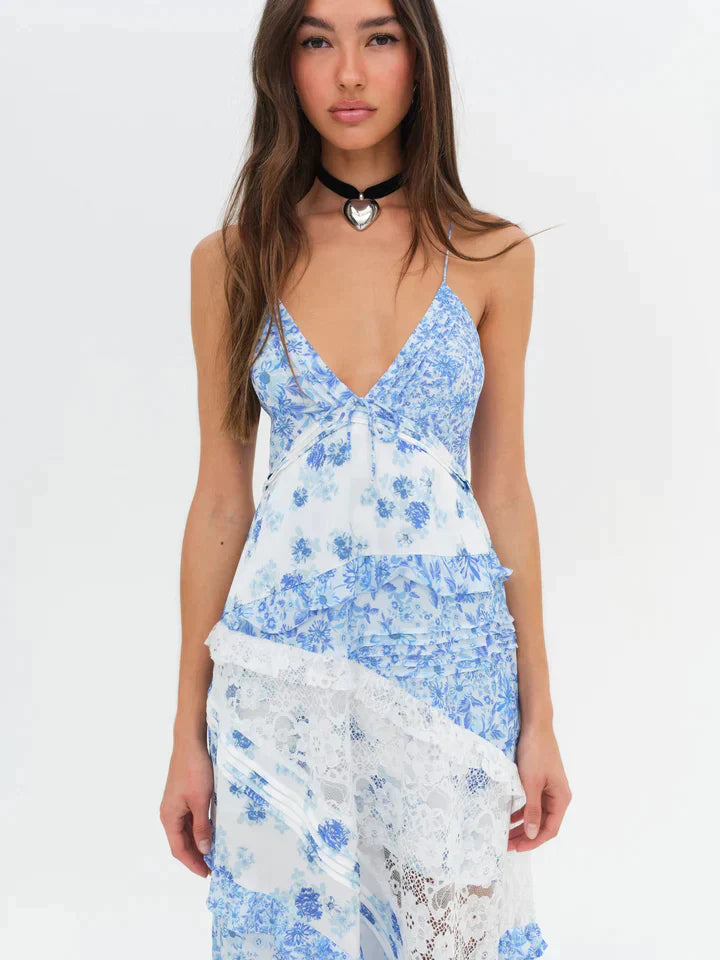 The Blue Rosalyn Maxi Dress