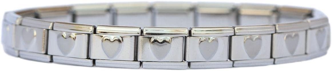 Italian Charm Starter Bracelet (18 links for standard size and 9 links for superlinks)