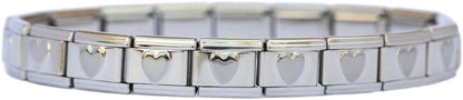 Italian Charm Starter Bracelet (18 links for standard size and 9 links for superlinks)