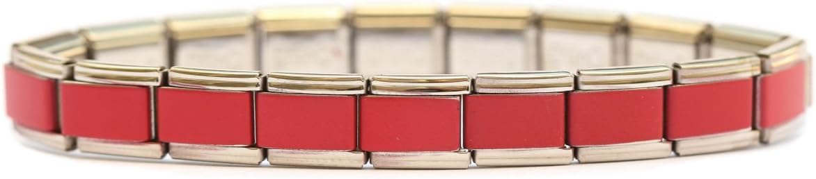 Italian Charm Starter Bracelet (18 links for standard size and 9 links for superlinks)