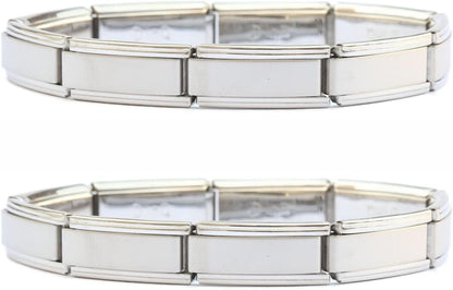 Italian Charm Starter Bracelet (18 links for standard size and 9 links for superlinks)