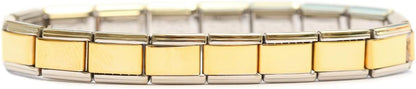 Italian Charm Starter Bracelet (18 links for standard size and 9 links for superlinks)