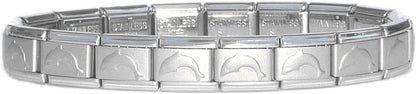 Italian Charm Starter Bracelet (18 links for standard size and 9 links for superlinks)