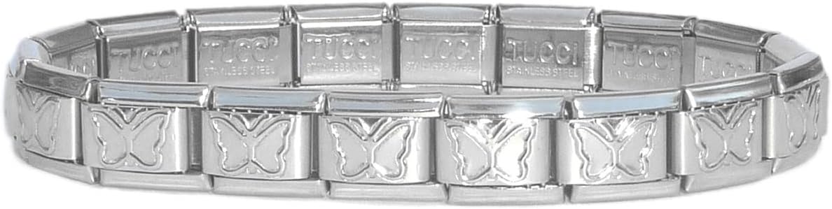 Italian Charm Starter Bracelet (18 links for standard size and 9 links for superlinks)
