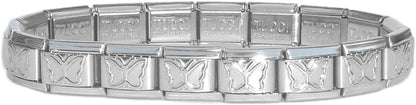 Italian Charm Starter Bracelet (18 links for standard size and 9 links for superlinks)