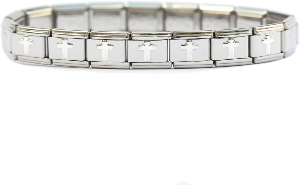 Italian Charm Starter Bracelet (18 links for standard size and 9 links for superlinks)