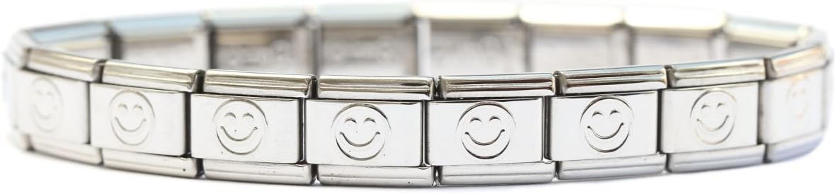 Italian Charm Starter Bracelet (18 links for standard size and 9 links for superlinks)