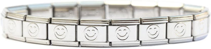 Italian Charm Starter Bracelet (18 links for standard size and 9 links for superlinks)