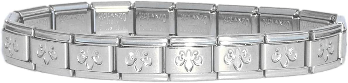 Italian Charm Starter Bracelet (18 links for standard size and 9 links for superlinks)
