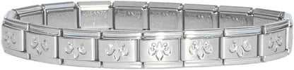 Italian Charm Starter Bracelet (18 links for standard size and 9 links for superlinks)