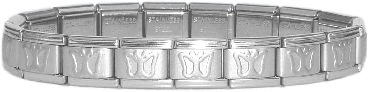 Italian Charm Starter Bracelet (18 links for standard size and 9 links for superlinks)