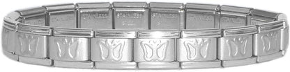 Italian Charm Starter Bracelet (18 links for standard size and 9 links for superlinks)