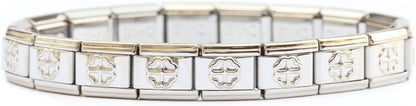 Italian Charm Starter Bracelet (18 links for standard size and 9 links for superlinks)