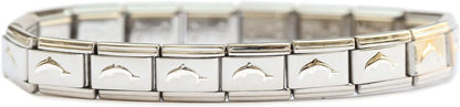 Italian Charm Starter Bracelet (18 links for standard size and 9 links for superlinks)