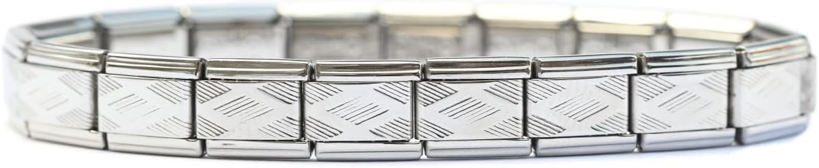 Italian Charm Starter Bracelet (18 links for standard size and 9 links for superlinks)