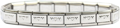 Italian Charm Starter Bracelet (18 links for standard size and 9 links for superlinks)