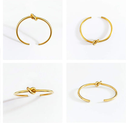 Knot Bracelet 18K Gold Plated