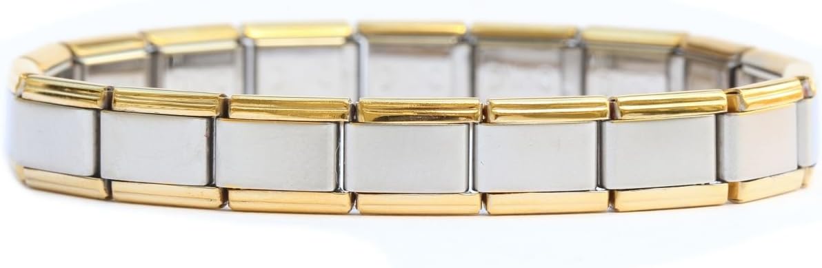 Italian Charm Starter Bracelet (18 links for standard size and 9 links for superlinks)