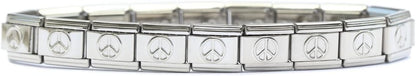 Italian Charm Starter Bracelet (18 links for standard size and 9 links for superlinks)