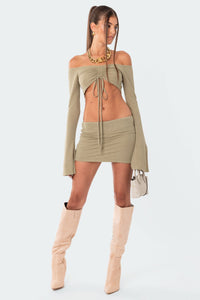Kirby Low-Rise Mini Skirt