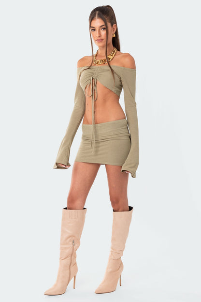 Kirby Low-Rise Mini Skirt