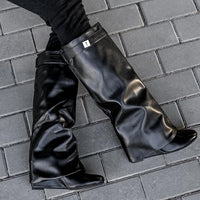 JASMINE KNEE HIGH BLACK BOOTS