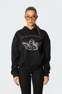 Angie Rhinstone Hoodie