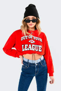 League Cropped Sweatshirt