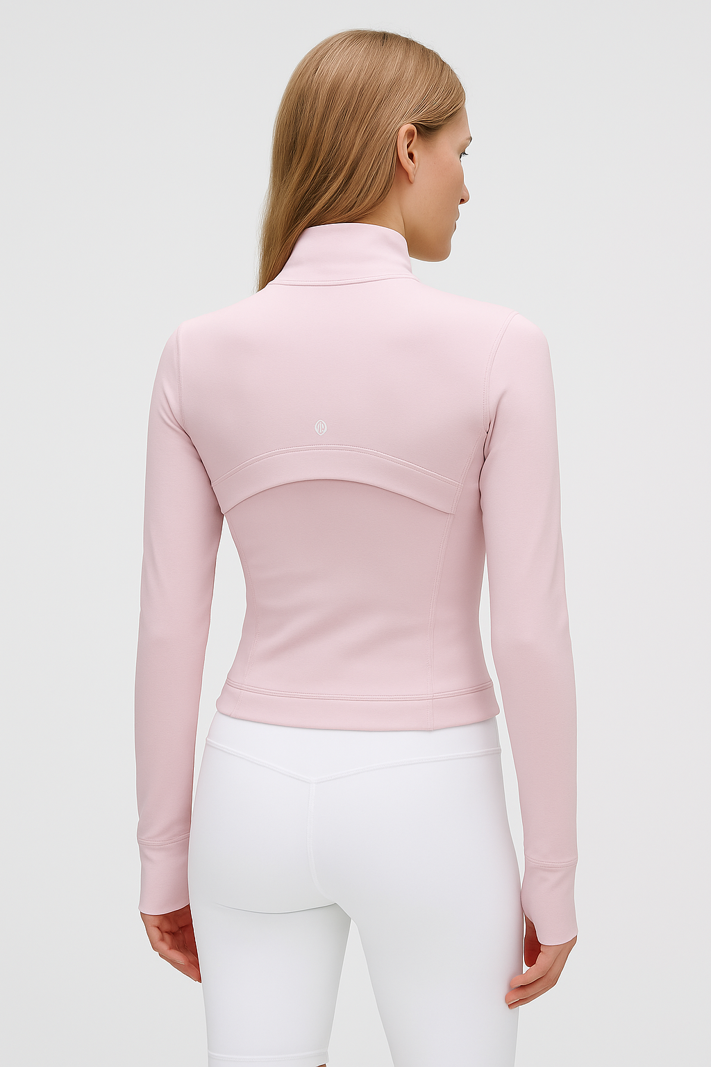 Pink Milk Gold Zip Define Jacket