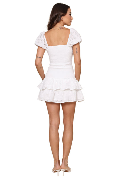 Jenny White Eyelet Dress