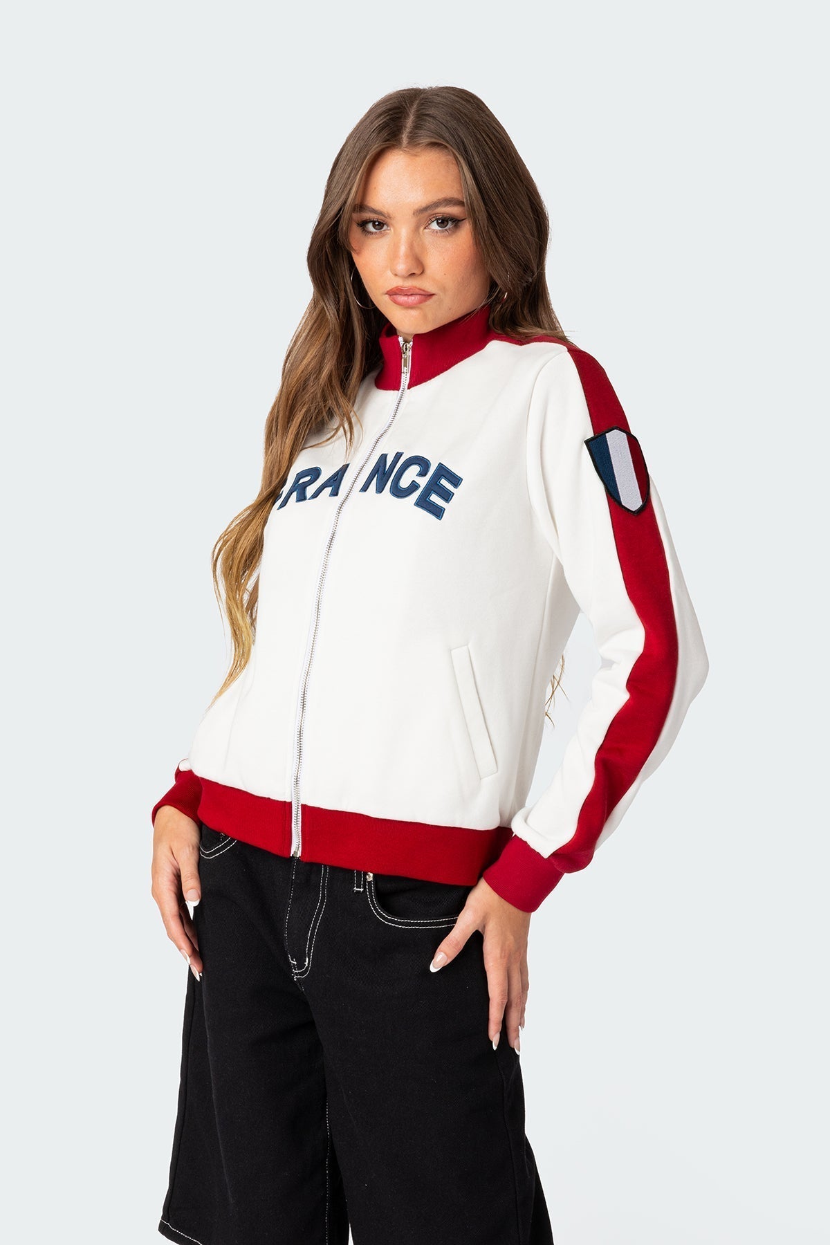 France Zip Up Sweatshirt