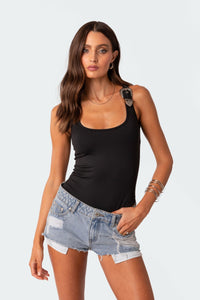 Barker Buckle Strap Bodysuit
