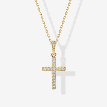 Pavé Cross Necklace
