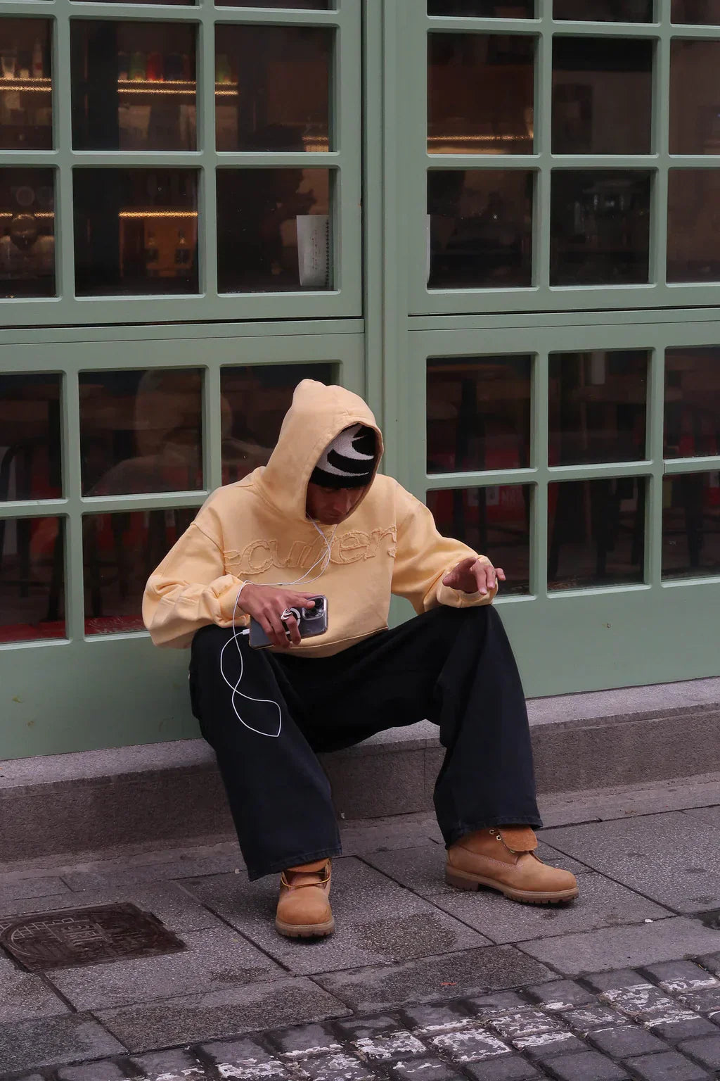 RAW YELLOW HOODIE