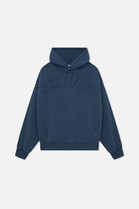 UNISEX RAW BLUE HOODIE