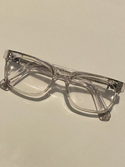 CHROMEHEARTS COX UCKER BLACK GLASSES