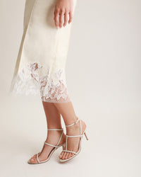WHITE HADID HEELS
