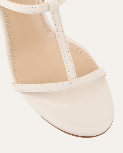 WHITE HADID HEELS