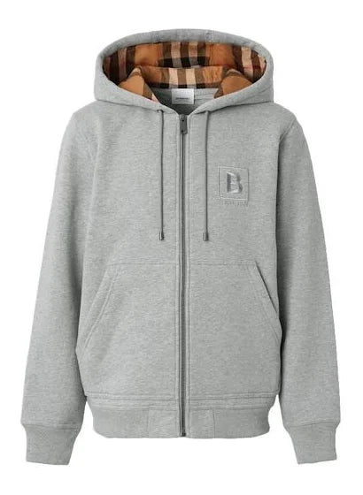 Burberry Zip Up Hoodie