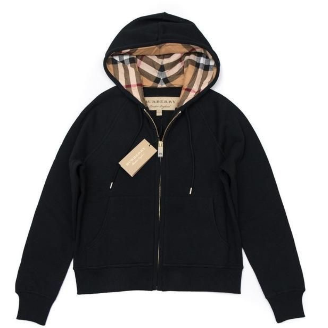 Unisex Burberry Zip Up Hoodie