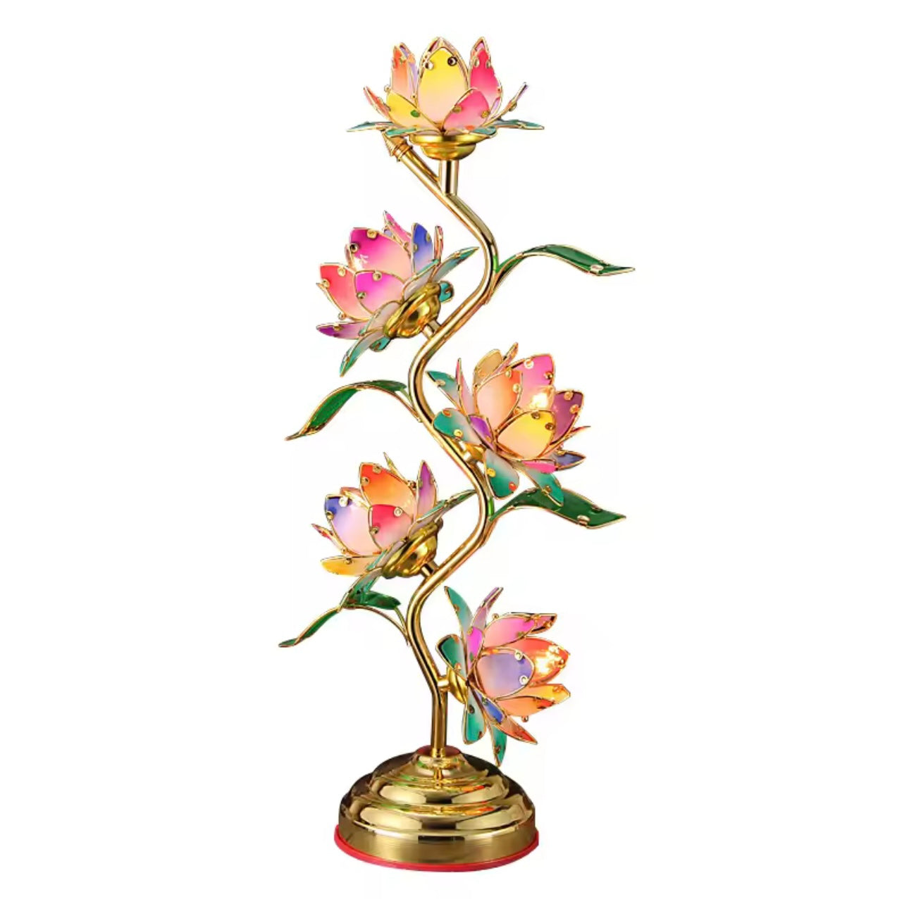 Pink Lotus Floor Lamp
