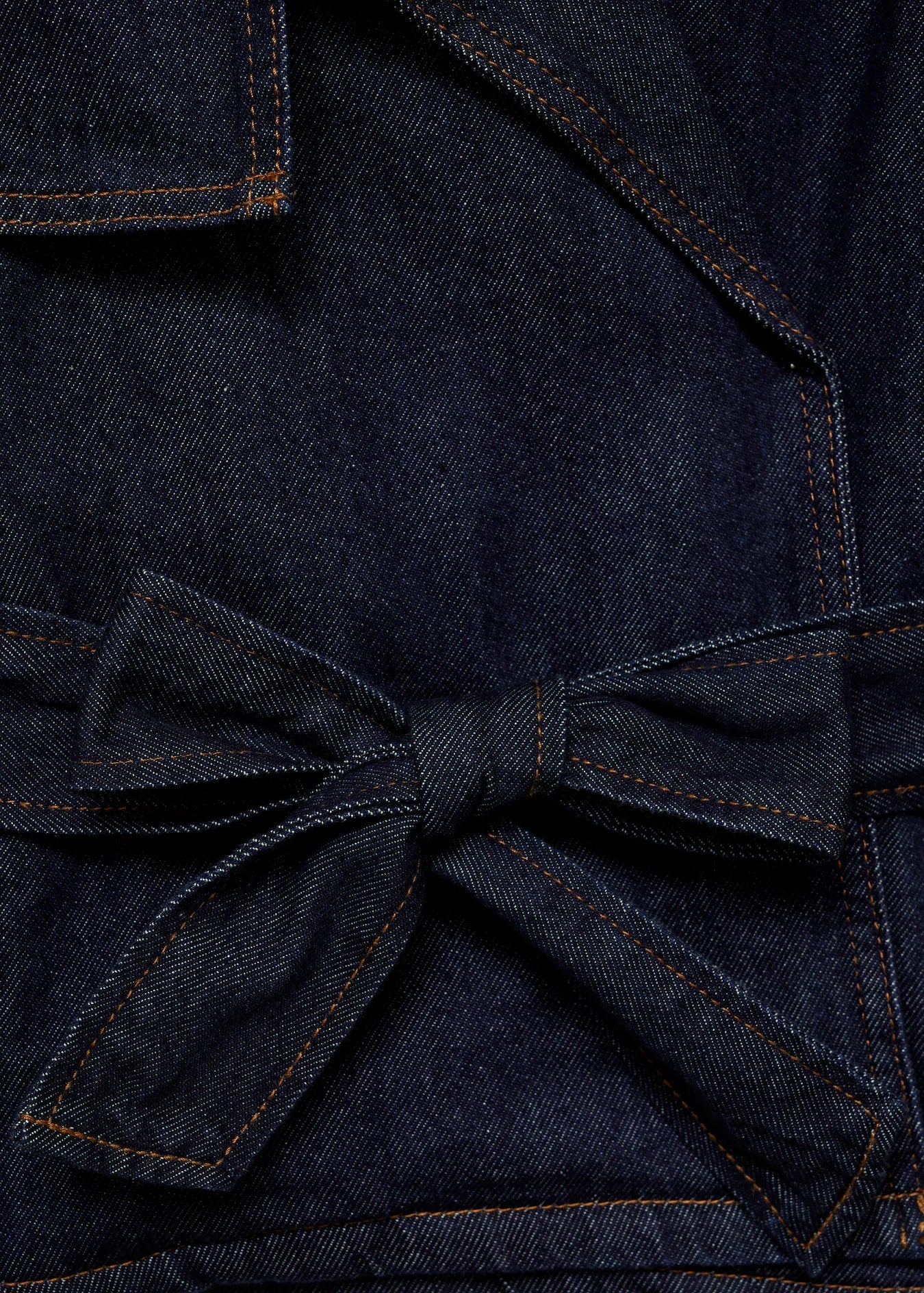 ASHIA SHORT DENIM TRENCH COAT