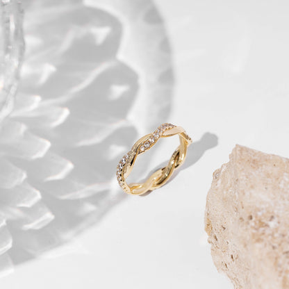 Braided Eternity Band