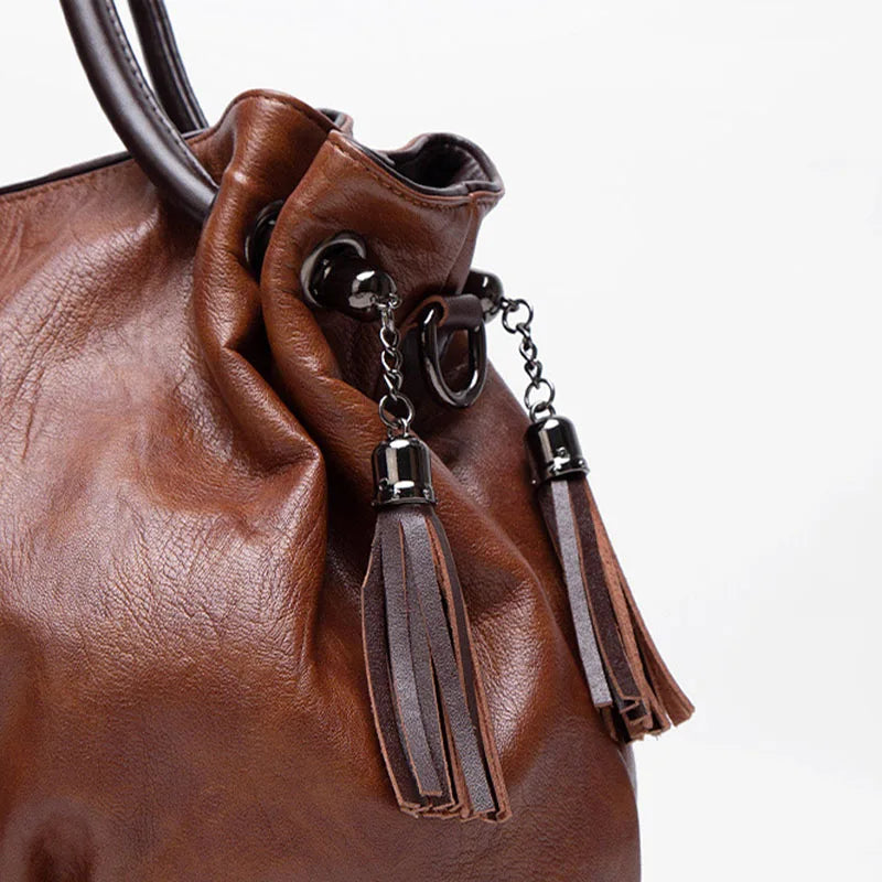 Alice Retro Leather Shoulder Bag