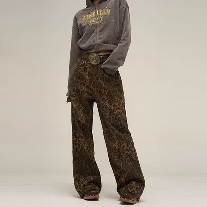 Leopard Print Jeans