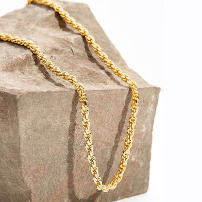 Vermeil Rope Chain Necklace