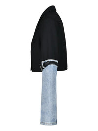 Kaiya Denim Cropped Blazzer
