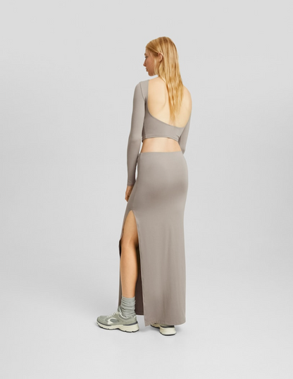 Hannah Long Sleeve and Maxi Skirt Set