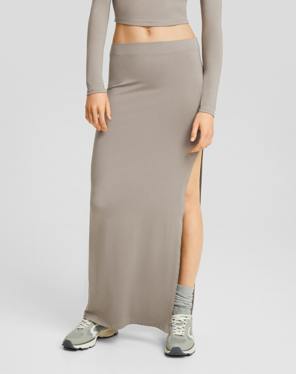 Hannah Long Sleeve and Maxi Skirt Set