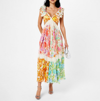 Hazel Floral Midi Dress
